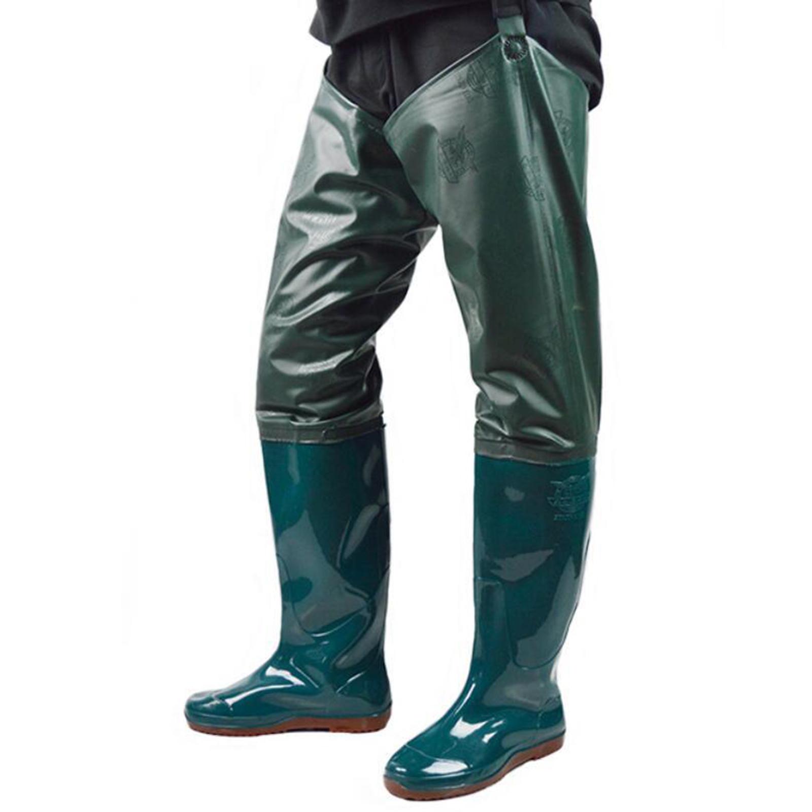Hunting Boot Insole - PVC Rubber Hip Wader Boots Cleated