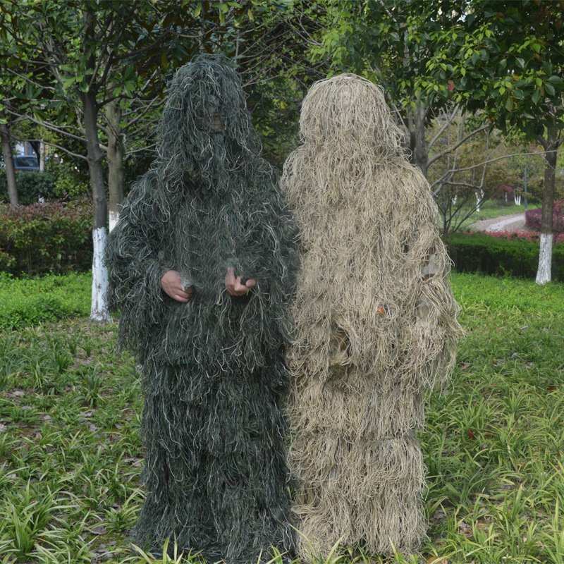 Outdoor Hunting Photography - 5-in-1 Camouflage Ghillie Suit Outdoor Hunting
