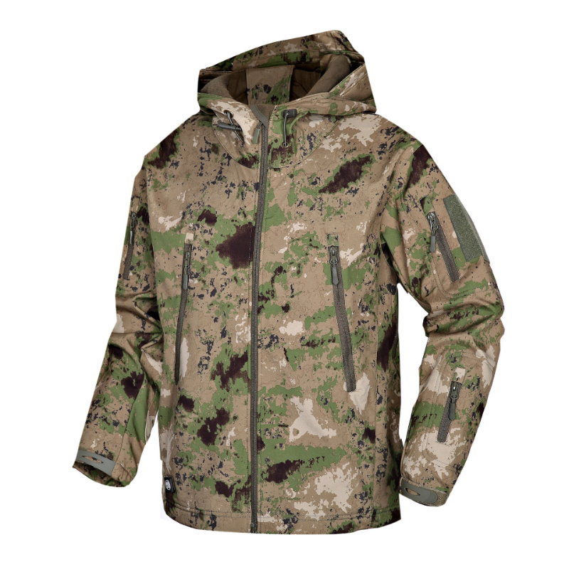 Camouflage Hunting Jacket - Men Outdoor TAD Shark Skin Soft