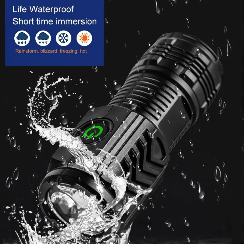 Portable Mini 3 LED Handheld F - đánh giá và giá Tactical Flashlight Rechargeable
