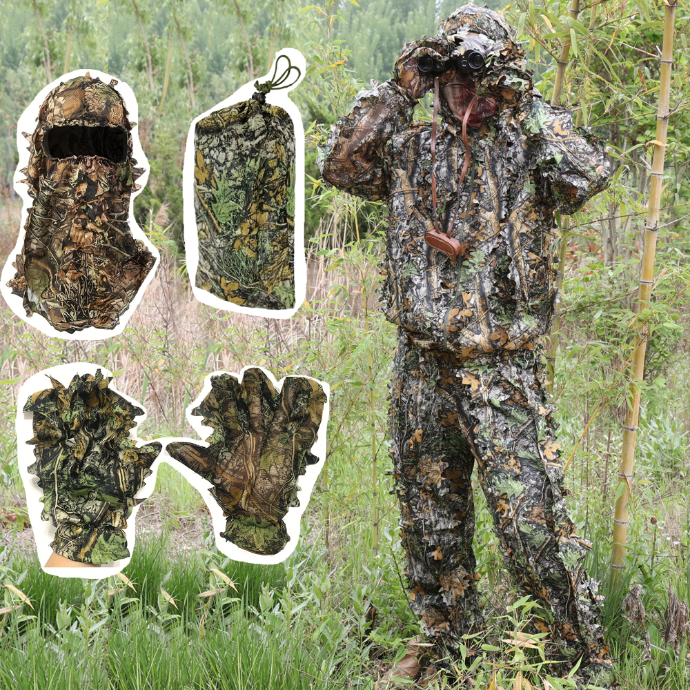 Hunting Suit Jungle Leaves Lig - đánh giá và giá Outdoor Hunting Photography