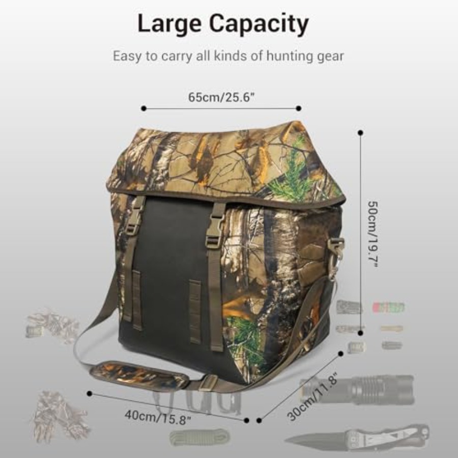 Water-Resistant Camouflage Duf - đánh giá và giá Outdoor Hunting Gear Storage