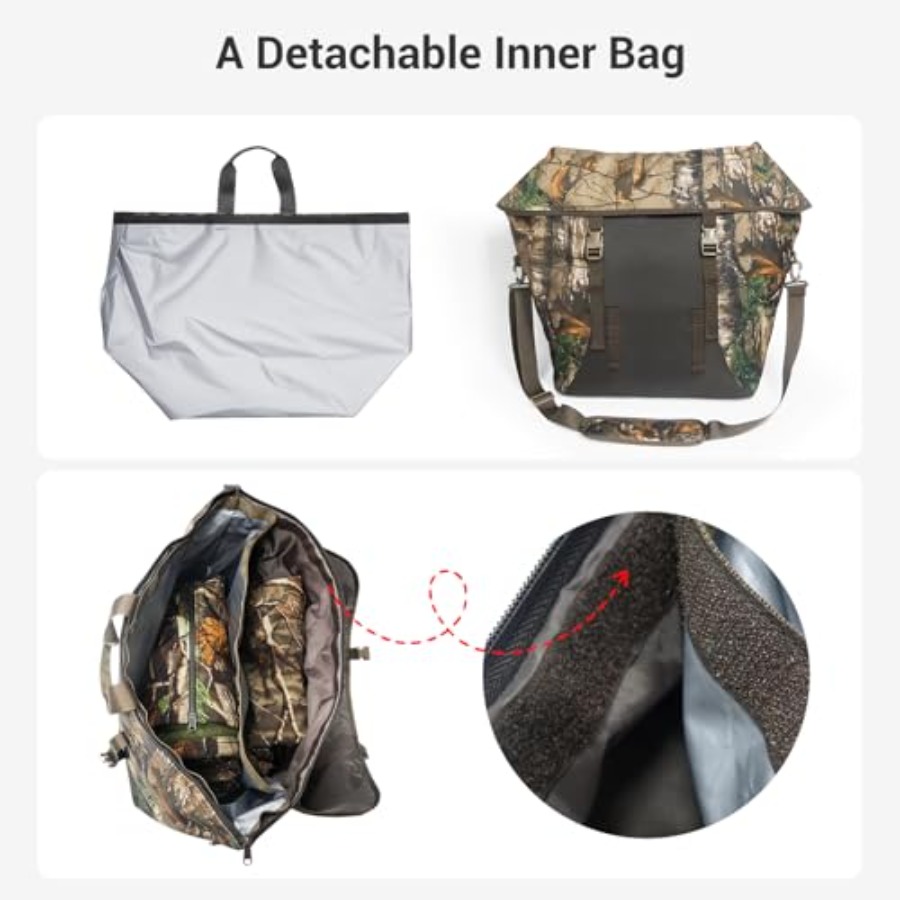 Water-Resistant Camouflage Duf - đánh giá và giá Outdoor Hunting Gear Storage
