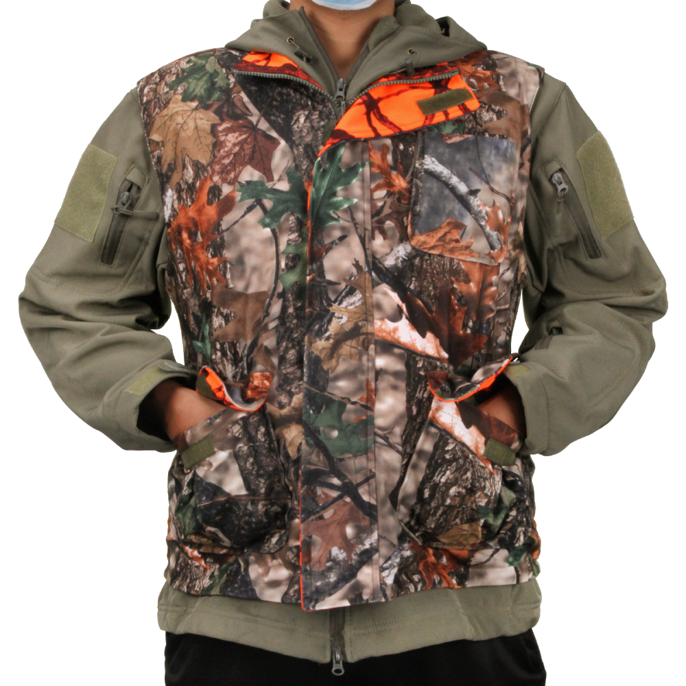 Orange Hunting Vest Men's Slee - đánh giá và giá Camouflage Hunting Jacket
