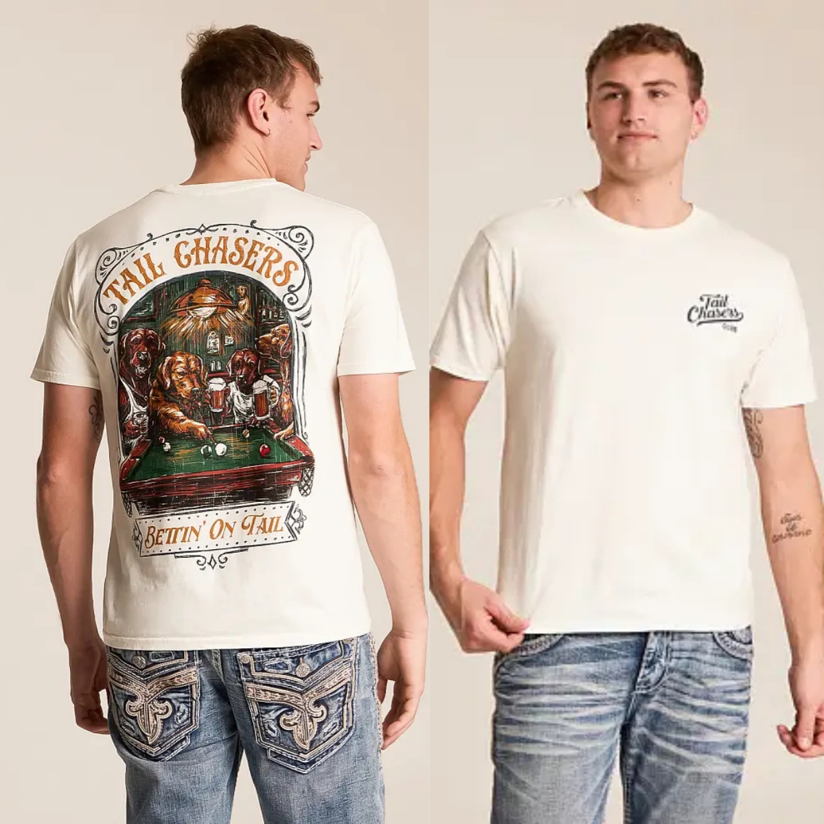 Tail Chasers Club Skeleton Hun - đánh giá và giá Outdoor Hunting Graphic Tees
