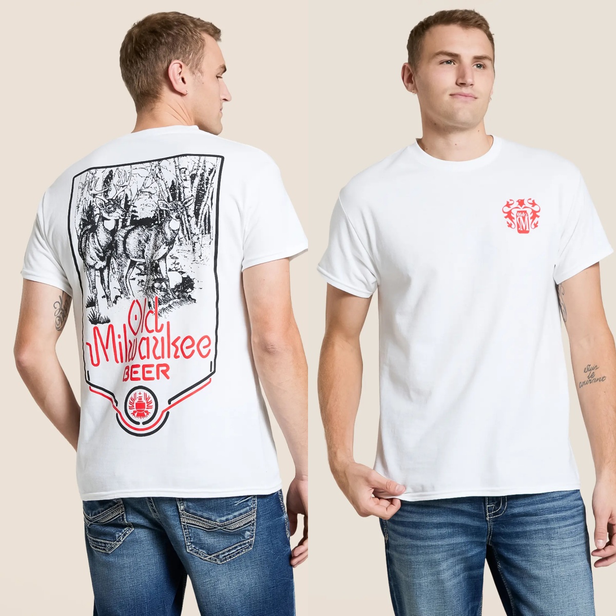 Retro Classic Beer Brand Tradi - đánh giá và giá Outdoor Hunting Graphic Tees