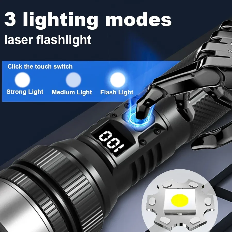 Ultra-Bright Rechargeable Flas - đánh giá và giá Tactical Flashlight Rechargeable