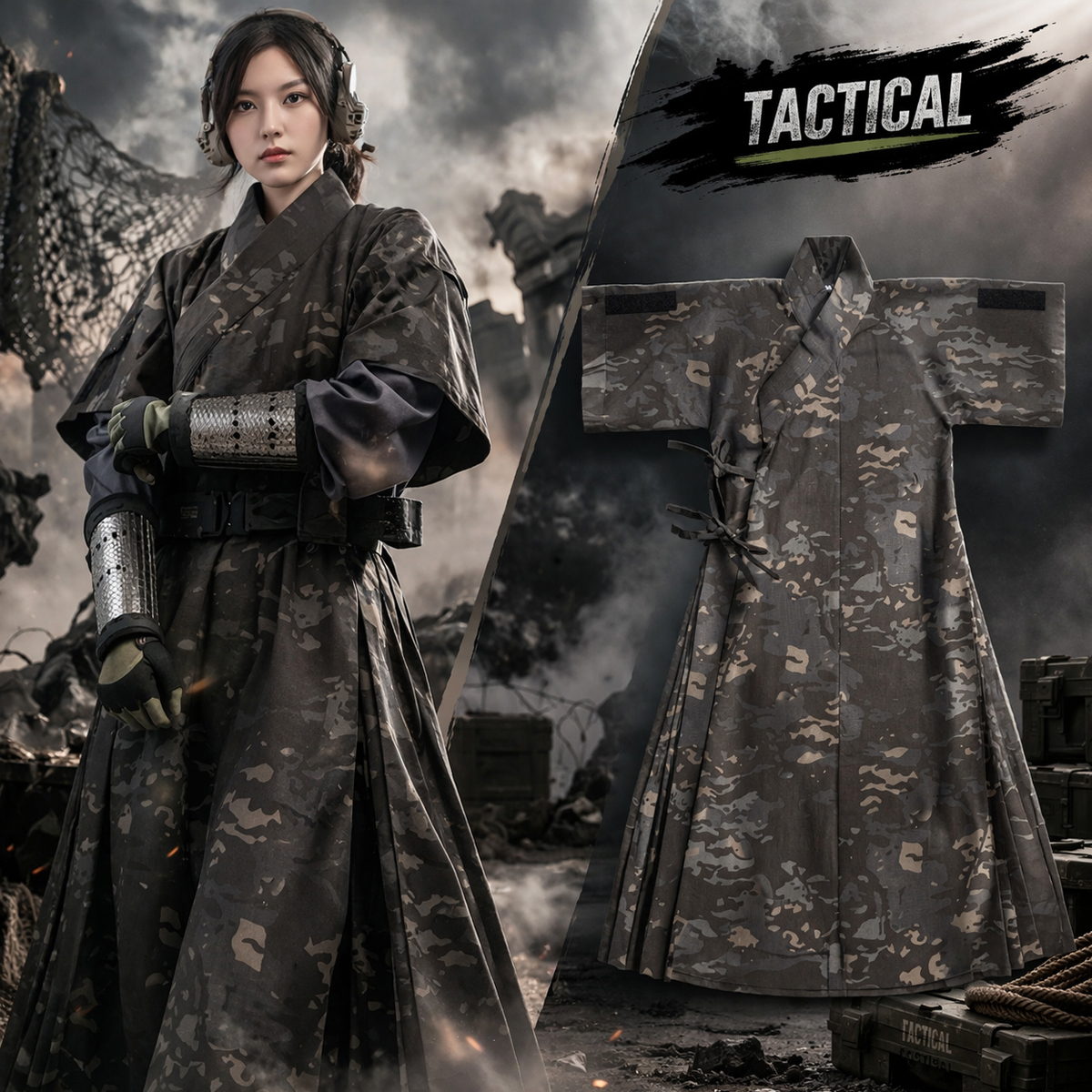 Tactical Combat Suit One-piece - đánh giá và giá Camouflage Hunting Jacket