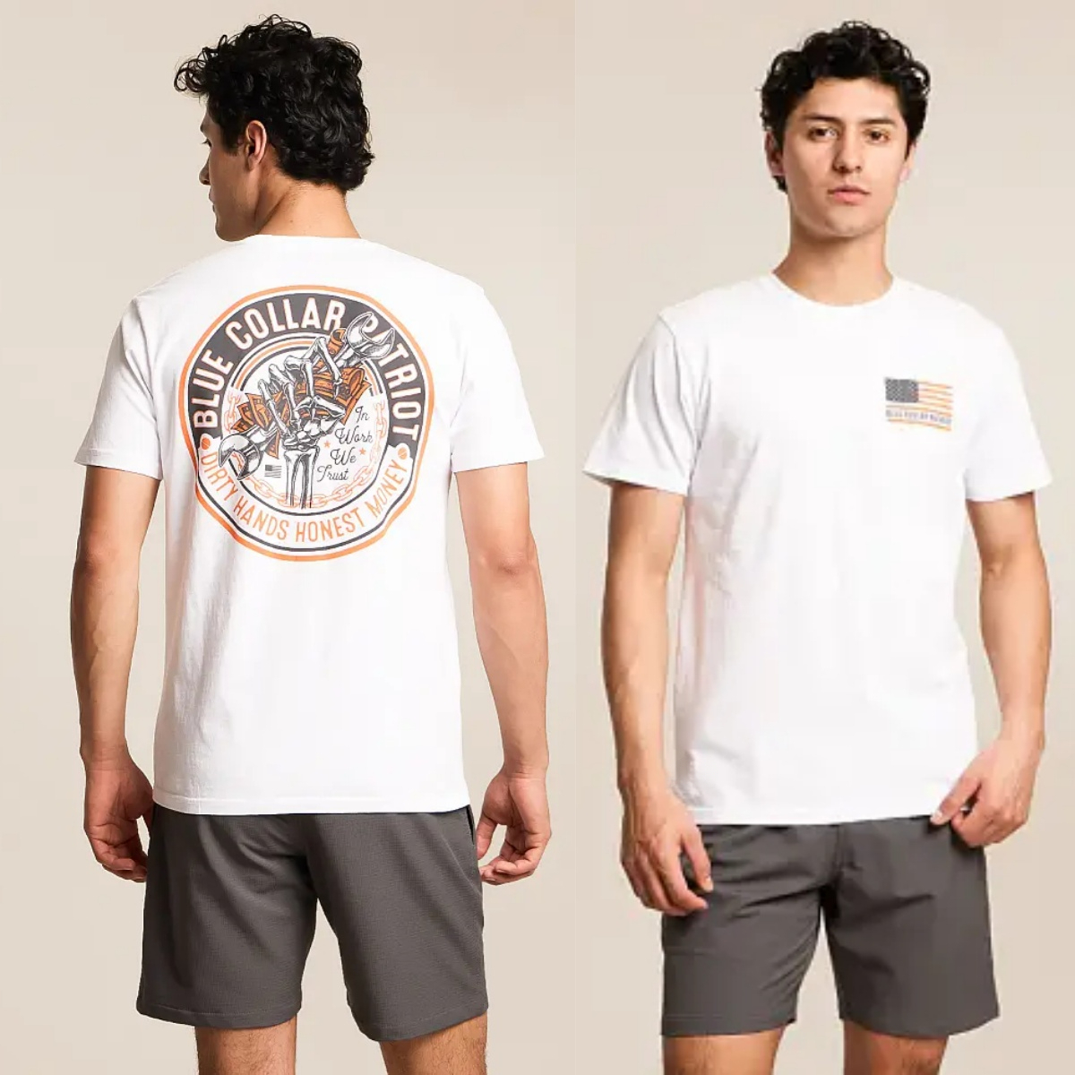 Blue Collar Hard Work Outdoor  - đánh giá và giá Outdoor Hunting Graphic Tees