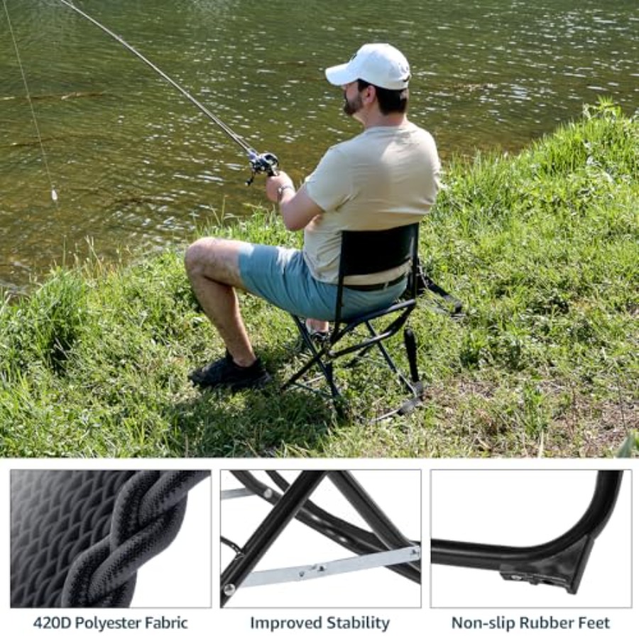 Portable Fishing Chairs Outdoo - đánh giá và giá Hunting And Fishing Outdoor Chairs