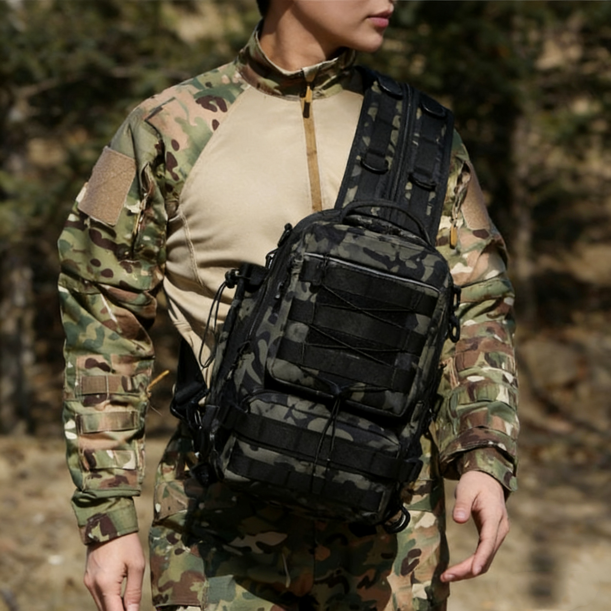 Men Outdoor Shoulder Fishing L - đánh giá và giá Outdoor Hunting Gear Storage