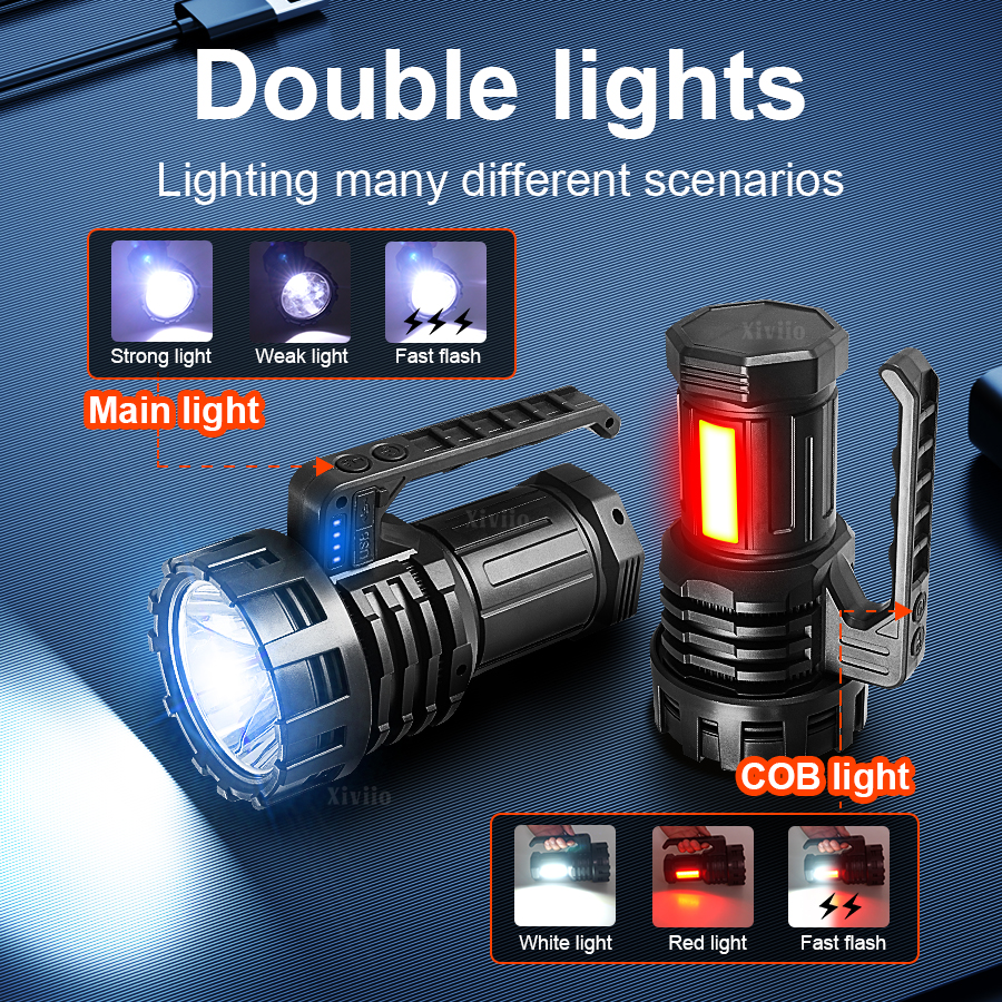 2025 NEW Powerful Search Flash - đánh giá và giá Tactical Flashlight Rechargeable