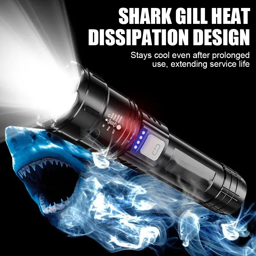 High Power P50 LED Flashlight  - đánh giá và giá Tactical Flashlight Rechargeable