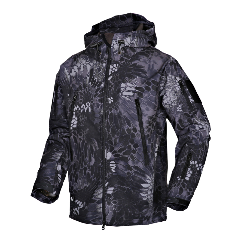 Men Outdoor TAD Shark Skin Sof - đánh giá và giá Camouflage Hunting Jacket