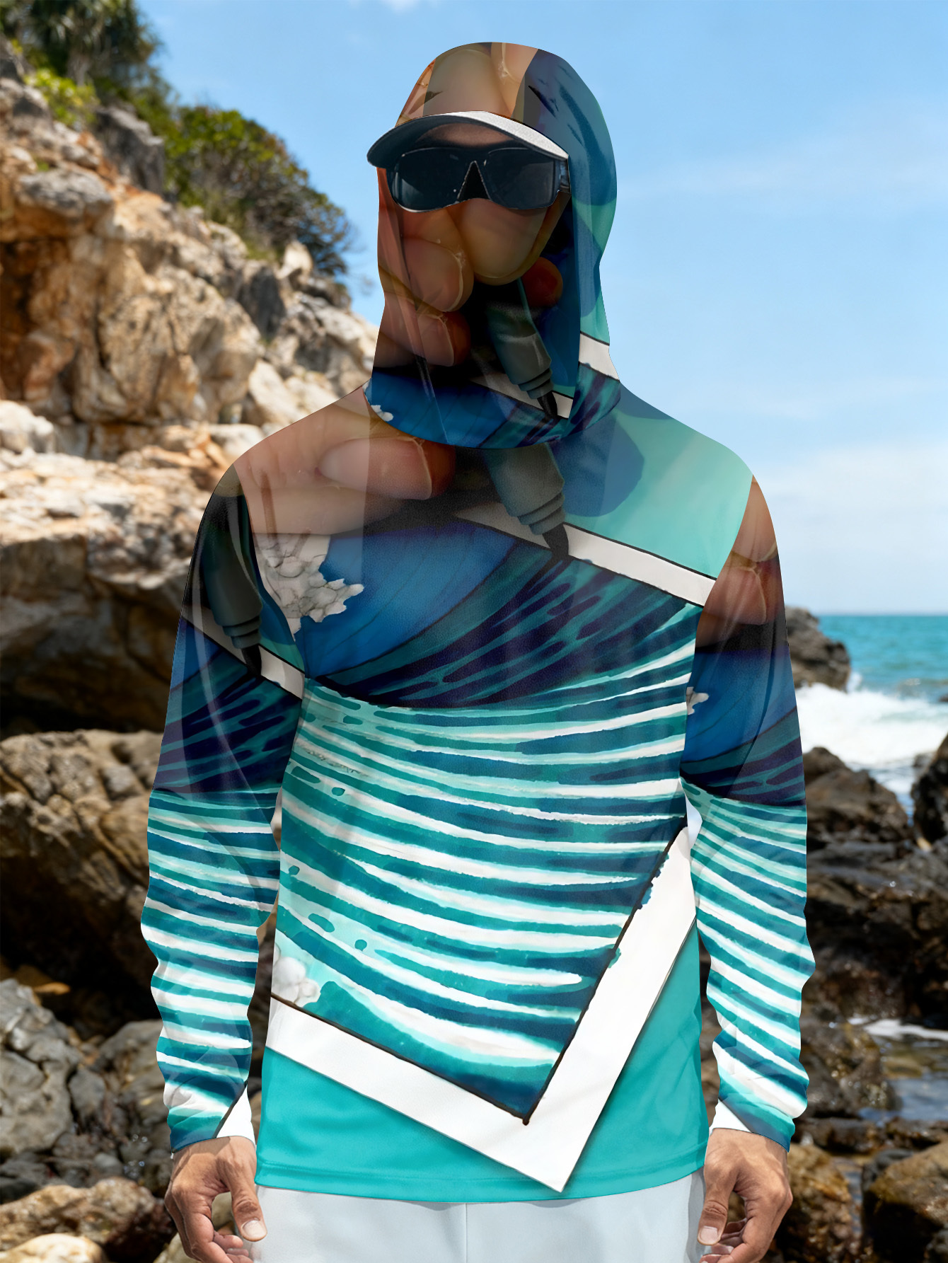 Fishing hooded sweatshirt men' - đánh giá và giá Hunting Outdoor Shirts