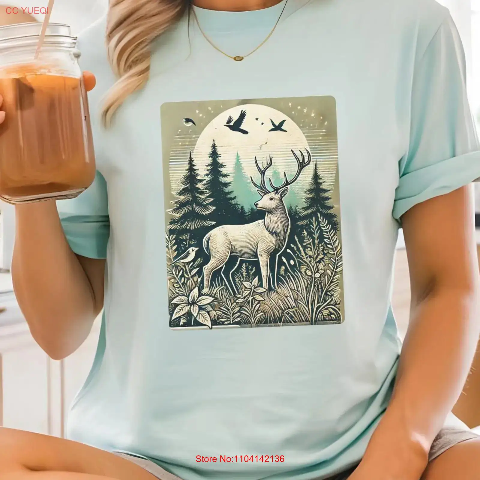 Vintage Deer T Shirt Retro Hun - đánh giá và giá Hunting Outdoor Shirts