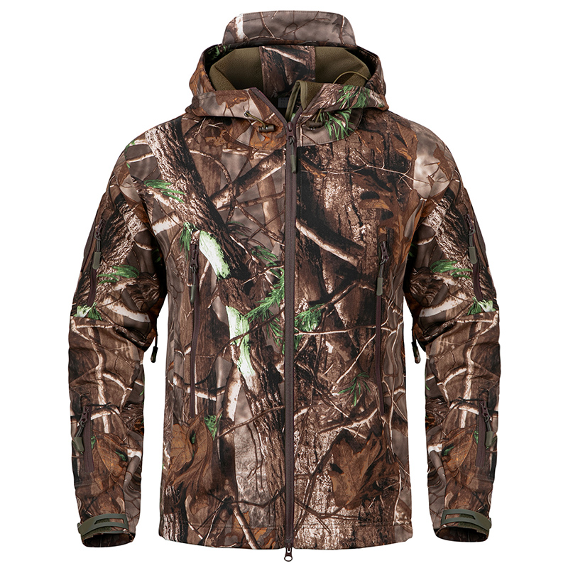 Men's Silent Soft Shell Camouf - đánh giá và giá Camouflage Hunting Jacket