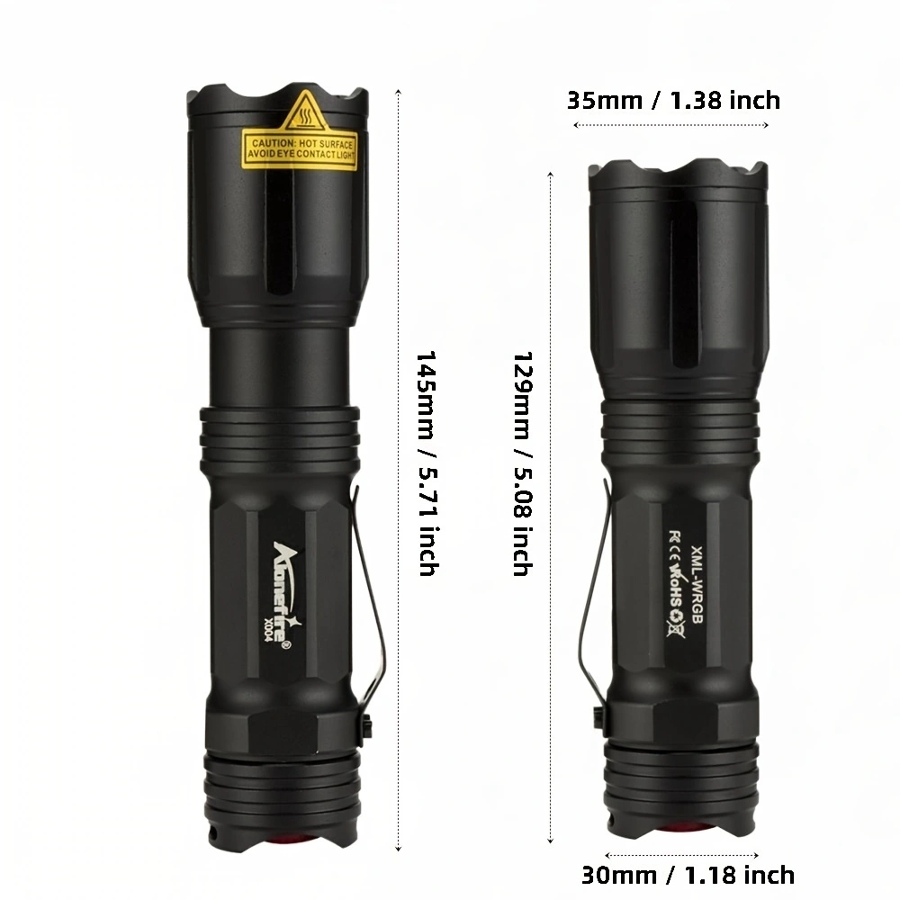 Zoom 4-Colour light LED Flashl - đánh giá và giá Outdoor Hunting Photography