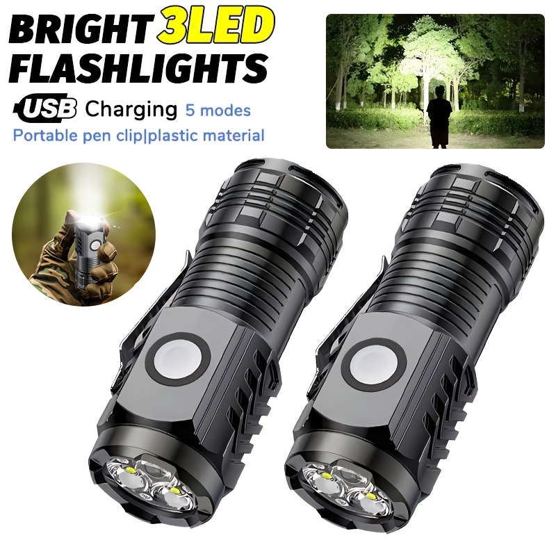 Portable Mini LED Handheld Fla - đánh giá và giá Tactical Flashlight Rechargeable