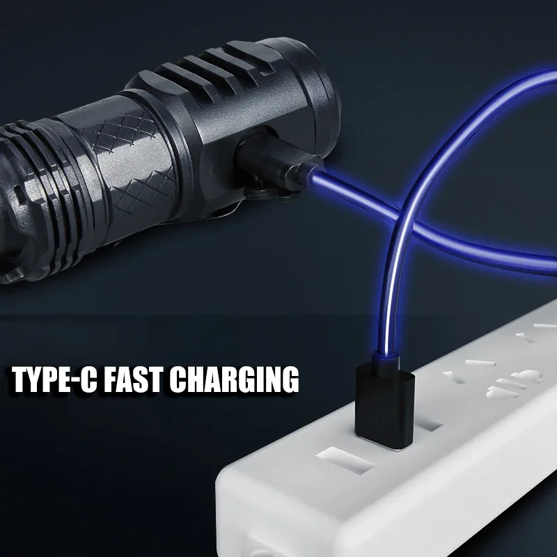 High Strong Power LED Flashlig - đánh giá và giá Tactical Flashlight Rechargeable