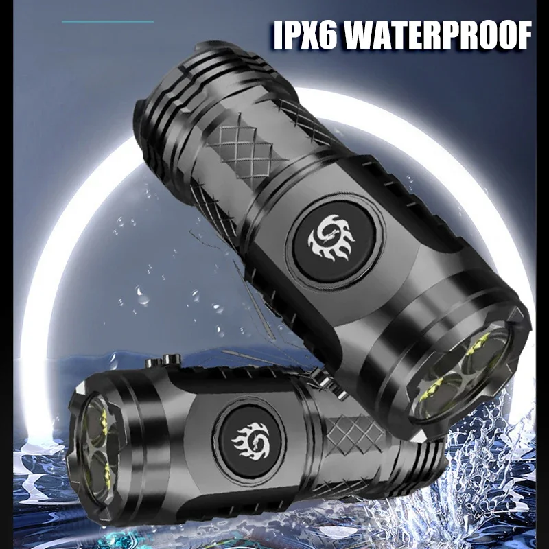 High Strong Power LED Flashlig - đánh giá và giá Tactical Flashlight Rechargeable