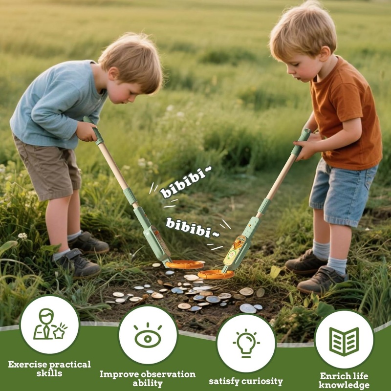 Kids Outdoor Metal Detector Ki - đánh giá và giá Outdoor Hunting Kit