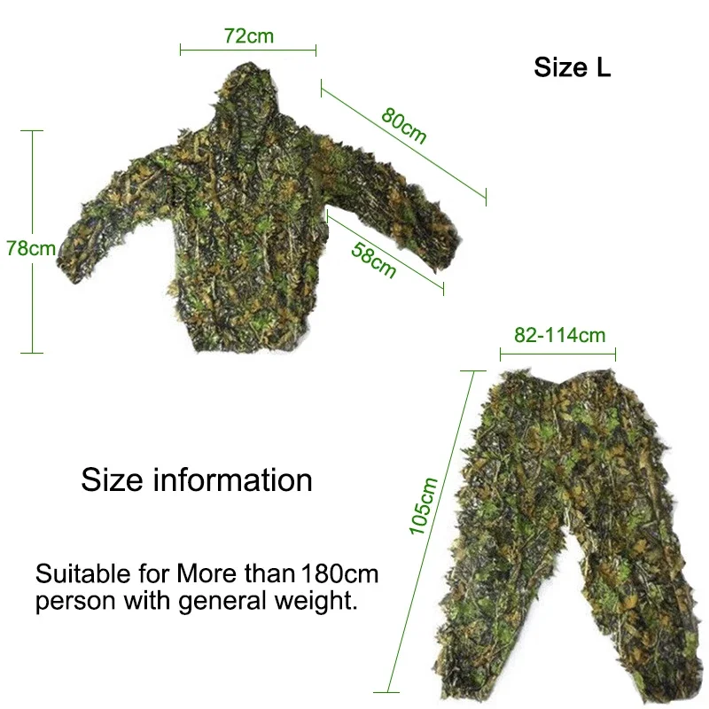 Men Women Kids Outdoor Ghillie - đánh giá và giá Camouflage Hunting Jacket