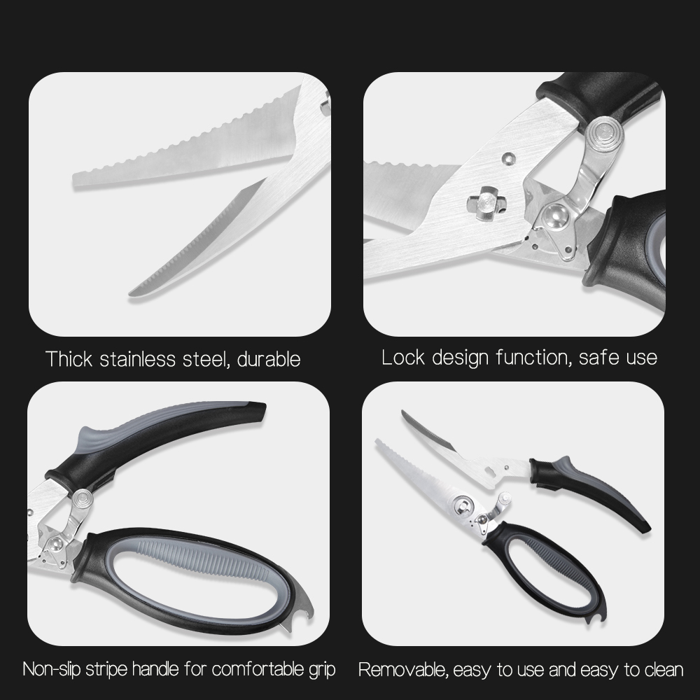 Stainless Steel Kitchen Scisso - đánh giá và giá Game Shears Kitchen
