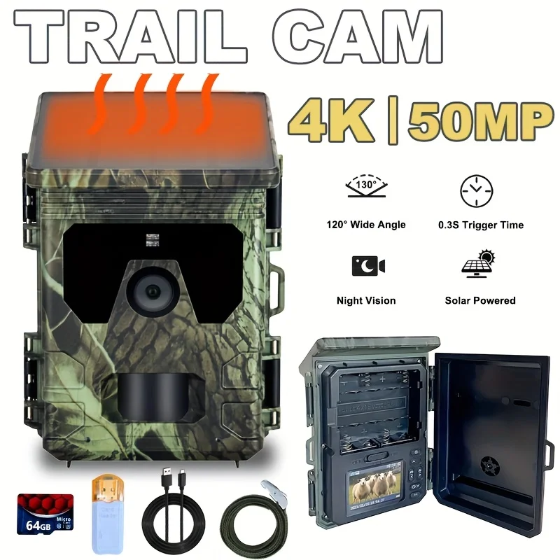 KEEHOME 4K 50MP Solar-Powered  - đánh giá và giá Outdoor Hunting Photography