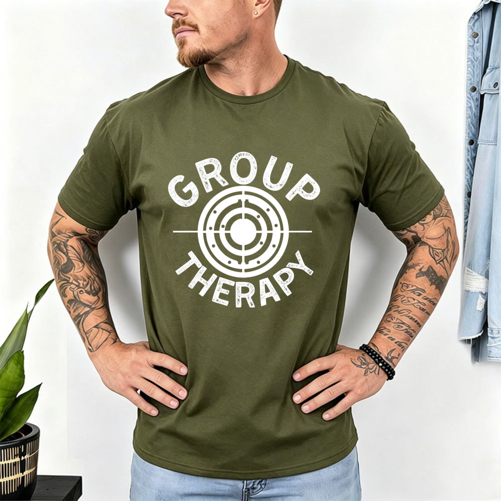 Group Therapy Shooting Target  - đánh giá và giá Outdoor Hunting Graphic Tees