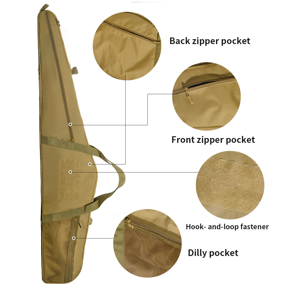 51 Inch Soft Thickened Padded  - đánh giá và giá Outdoor Hunting Gear Storage