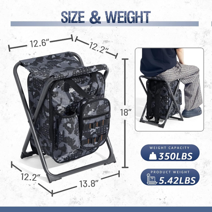 Portable Fishing Chair with Ad - đánh giá và giá Hunting And Fishing Outdoor Chairs